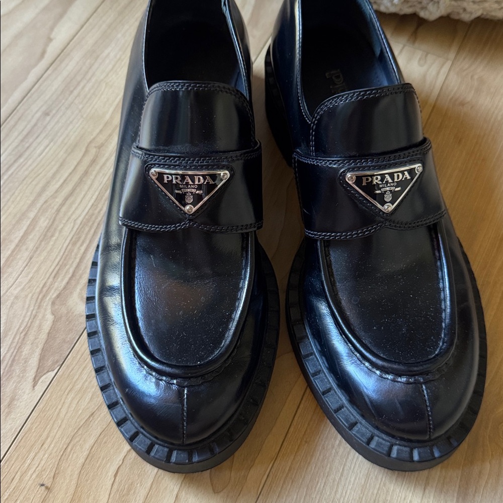 Prada Leather Loafers - Picture 2 of 10